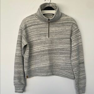 Tentree Women’s 1/4 Zip Fleece Quarter Zip Sweatshirt Medium